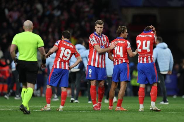 ESP: Atletico de Madrid - Real Madrid. UEFA Champions League match. Round of 16. Second Leg. Alexander Sorloth of Atletico de Madrid during the UEFA Champions League match, Round of 16, second leg, between Atletico de Madrid and Real Madrid played at Riyadh Air Metropolitano Stadium on March 12, 2025 in Madrid Spain. kpng Copyright: xAntonioxPozox xPRESSINPHOTOx AP_250312_ATL_RMA_UCL_096