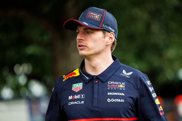 13th March 2025; Melbourne Grand Prix Circuit, Melbourne, Victoria, Australia; Australian Formula 1 Grand Prix; Arrival and Inspection Day; Number 1 Oracle Red Bull driver Max Verstappen arrives at the Australian Formula One  ActionPlus12759478 StephenxBlackberry