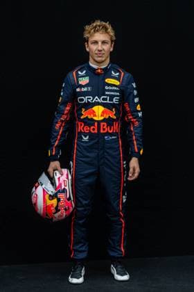 March 13, 2025, Melbourne, Victoria, Australia: Oracle Red Bull Racing driver LIAM LAWSON of New Zealand poses for driver portraits on Thursday at the Formula 1 Louis Vuitton Australian Grand Prix 2025 on March 13, 2025 in Melbourne, Australia. Melbourne Australia - ZUMAf186 20250313_zsp_f186_033 Copyright: xJamesxForresterx