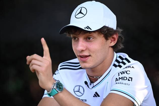 AUSTRALIAN GRAND PRIX, Andrea Kimi Antonelli of Mercedes in the paddock at Albert Park Circuit in Melbourne, Victoria, Thursday, March 13, 2025. ( NO ARCHIVING, EDITORIAL USE ONLY, NO USE IN BOOKS WITHOUT CONSENT Melbourne Victoria Australia  Copyright: xJoelxCarrettx 20250313175425992108