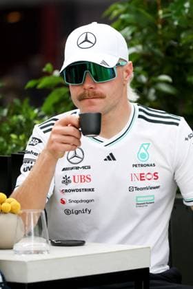 March 13, 2025: MELBOURNE, AUSTRALIA - MARCH 13: Valtteri Bottas of Finland and Mercedes AMG Petronas F1 Team before the 2025 Australian Grand Prix at Albert Park in Melbourne, Australia - ZUMAp121 20250313_zsp_p121_032 Copyright: xChrisxPutnamx