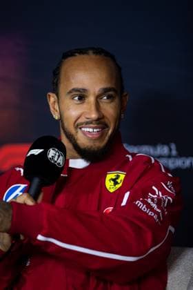F1 - AUSTRALIAN GRAND PRIX 2025 HAMILTON Lewis (gbr), Scuderia Ferrari SF-25, portrait press conference, PK, Pressekonferenz during the Formula 1 Louis Vuitton Australian Grand Prix 2025, 1st round of the 2025 FIA Formula One World Championship, WM, Weltmeisterschaft from March 14 to 16, 2025 on the Albert Park Grand Prix Circuit, in Melbourne, Australia - Copyright: xJoaoxFilipex