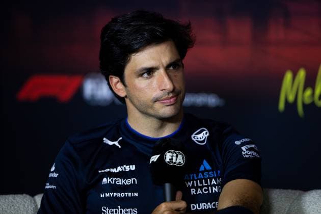 F1 - AUSTRALIAN GRAND PRIX 2025 SAINZ Carlos (spa), Williams Racing FW47, portrait press conference, PK, Pressekonferenz during the Formula 1 Louis Vuitton Australian Grand Prix 2025, 1st round of the 2025 FIA Formula One World Championship, WM, Weltmeisterschaft from March 14 to 16, 2025 on the Albert Park Grand Prix Circuit, in Melbourne, Australia - Copyright: xJoaoxFilipex