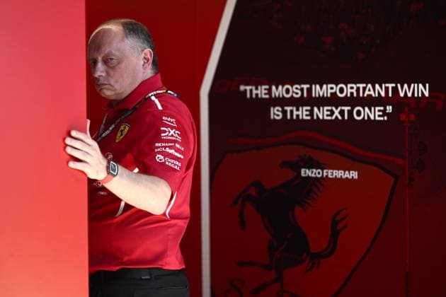 AUSTRALIAN GRAND PRIX, Ferrari team principal Frederic Vasseur in the paddock at Albert Park Circuit in Melbourne, Victoria, Thursday, March 13, 2025. ( NO ARCHIVING, EDITORIAL USE ONLY, NO USE IN BOOKS WITHOUT CONSENT Melbourne Victoria Australia  Copyright: xJoelxCarrettx 20250313178680386132