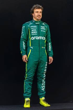 March 13, 2025, Melbourne, Victoria, Australia: Aston Martin Aramco Formula One Team driver FERNANDO ALONSO of Spain poses for driver portraits on Thursday at the Formula 1 Louis Vuitton Australian Grand Prix 2025 on March 13, 2025 in Melbourne, Australia. Melbourne Australia - ZUMAf186 20250313_zsp_f186_091 Copyright: xJamesxForresterx