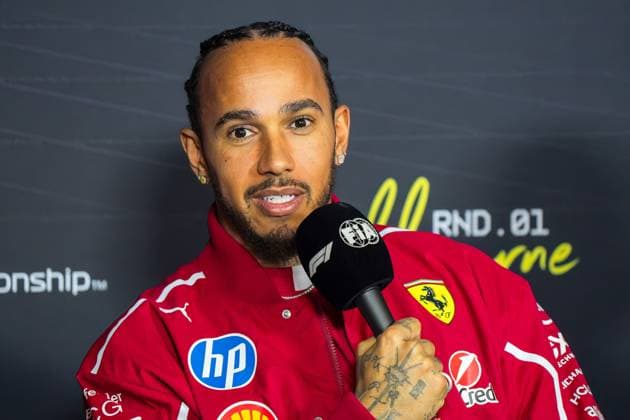 FORMULA 1 AUSTRALIAN GRAND PRIX 2025 MEDIA DAY LEWIS HAMILTON (GBR) of Scuderia Ferrari 44 during the FORMULA 1 LOUIS VUITTON AUSTRALIAN GRAND PRIX 2025 MEDIA DAY at Albert Park Circuit, Melbourne, Australia on 13 March 2025 Credit: Antoine Lapeyre Every Second Media Editorial use only. All images are copyright Every Second Media Limited. No images may be reproduced without prior permission. Copyright: xIMAGO EveryxSecondxMediax ESM-1366-0014 AntoinexLapeyrex xEveryxSecondxMediax