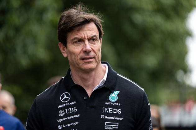 Toto Wolff Mercedes AMG Petronas F1 Team, Team Principal , AUS, Formula 1 World Championship, Luis Vuitton Australian Grand Prix, Albert Park Circuit Melbourne, Media Day, 2025 season, 13 03 2025 AUS, Formula 1 World Championship, Luis Vuitton Australian Grand Prix, Albert Park Circuit Melbourne, Media Day, 2025 season, 13 03 2025 Melbourne Copyright: xEibner-Pressefoto Memmlerx EP_MMR