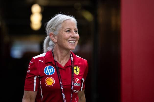 Angela Cullen Scuderia Ferrari, Physiotherapist , AUS, Formula 1 World Championship, Luis Vuitton Australian Grand Prix, Albert Park Circuit Melbourne, Media Day, 2025 season, 13 03 2025 AUS, Formula 1 World Championship, Luis Vuitton Australian Grand Prix, Albert Park Circuit Melbourne, Media Day, 2025 season, 13 03 2025 Melbourne Copyright: xEibner-Pressefoto Memmlerx EP_MMR