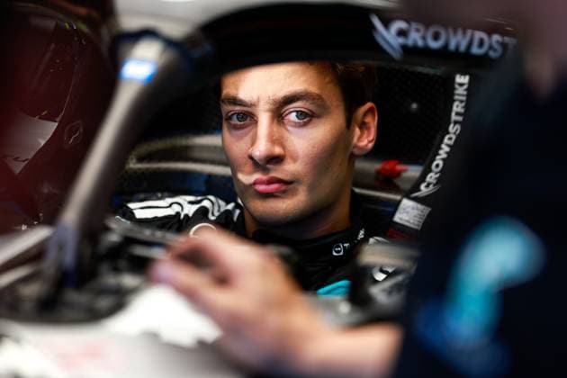 63 George Russell GBR, Mercedes AMG Petronas F1 Team , F1 Grand Prix of Australia at Albert Park Grand Prix Circuit on March 13, 2025 in Melbourne, Australia Photo by HOCH ZWEI Melbourne Australia