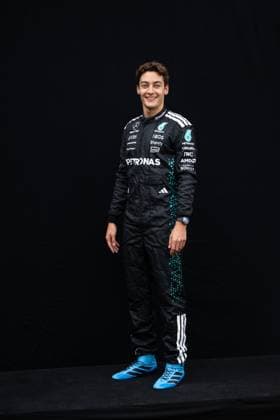 George Russell Mercedes AMG Petronas F1 Team, 63 , AUS, Formula 1 World Championship, Luis Vuitton Australian Grand Prix, Albert Park Circuit Melbourne, Media Day, 2025 season, 13 03 2025 AUS, Formula 1 World Championship, Luis Vuitton Australian Grand Prix, Albert Park Circuit Melbourne, Media Day, 2025 season, 13 03 2025 Melbourne Copyright: xEibner-Pressefoto Memmlerx EP_MMR