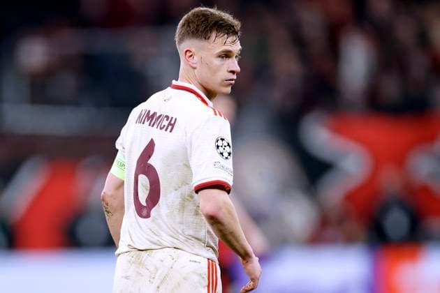 KIMMICH Joshua Kapitaen Team FC Bayern Muenchen UEFA Champions League Season 2024 2025 Round of 16 Second leg Bayer 04 Leverkusen FC Bayern Muenchen 0 2 on 11 03 2025 in Leverkusen DFL REGULATIONS PROHIBIT ANY USE OF PHOTOGRAPHS as IMAGE SEQUENCES and or QUASI VIDEO Copyright: xLacixPerenyix