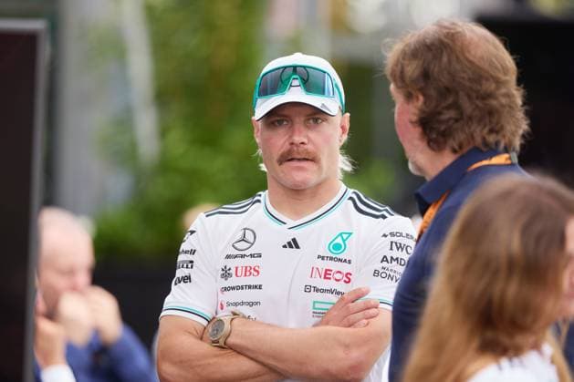 13.03.2025, xrarjax, Motorsport FIA Formel 1, Großer Preis von Australien 2025 v.l. Ersatzfahrer Valtteri Bottas (Mercedes AMG Petronas) Melbourne
