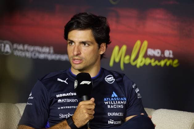 13 03 2025, xrarjax, Motorsport FIA Formula 1, Australian Grand Prix 2025 v l Carlos Sainz Williams Racing starting number 55 FIA REGULATIONS PROHIBIT ANY USE OF PHOTOGRAPHS as IMAGE SEQUENCES and or QUASI VIDEO Melbourne