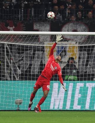 13 03 2025, xovx, Football UEFA Europa League, Eintracht Frankfurt Ajax Amsterdam Kaua Santos Eintracht Frankfurt DFL DFB REGULATIONS PROHIBIT ANY USE OF PHOTOGRAPHS as IMAGE SEQUENCES and or QUASI VIDEO emspor Frankfurt am Main
