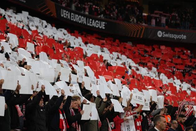 Sport Bilder des Tages UEFA Europa League soccer match Athletic Club vs AS Roma at San Mames stadium in Bilbao, Spain 13 March 2025 900 Cordon Press  900 CordonxPress LOF - UEFA Europa League Athletic Club vs AS Roma