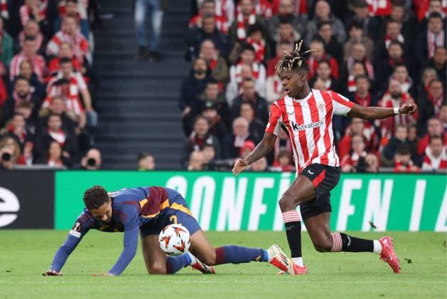 UEFA Europa League soccer match Athletic Club vs AS Roma at San Mames stadium in Bilbao, Spain 13 March 2025 900 Cordon Press  900 CordonxPress LOF - UEFA Europa League Athletic Club vs AS Roma