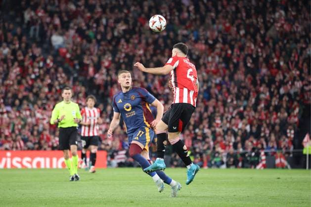 UEFA Europa League soccer match Athletic Club vs AS Roma at San Mames stadium in Bilbao, Spain 13 March 2025 900 Cordon Press  900 CordonxPress LOF - UEFA Europa League Athletic Club vs AS Roma