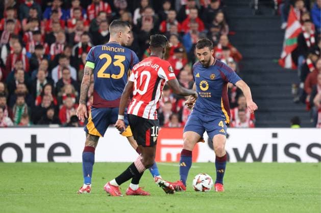 UEFA Europa League soccer match Athletic Club vs AS Roma at San Mames stadium in Bilbao, Spain 13 March 2025 900 Cordon Press  900 CordonxPress LOF - UEFA Europa League Athletic Club vs AS Roma