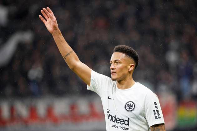 Tuta Eintracht Frankfurt, 35 , Football, UEFA Europa League, Round of 16, 2024 2025, Eintracht Frankfurt vs Ajax Amsterdam, 13 03 2025, Frankfurt Stadion, Frankfurt am Main, Germany Frankfurt am Main Frankfurt Stadion Hessen Germany Copyright: xGrantxHubbsx