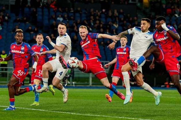 Vaclav Jemelka of Viktoria Plzen during Lazio vs Viktoria Plzen, Football Europa League match in Rome, Italy, March 13 2025  Copyright: xRaffaelexConti IPAxSportx xipa-agency.netx xx IPA_55305831 IPA_Agency_IPA55305831