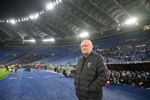 Foto IPP Felice De Martino Roma 13 03 2025 Calcio Europa League 2024-2025 Lazio - Vktoria Plzen Nella foto: Miroslav Koubek Italy Photo Press World Copyright Roma italy Italia ITALY  Copyright: xR4924_italyphotopressx