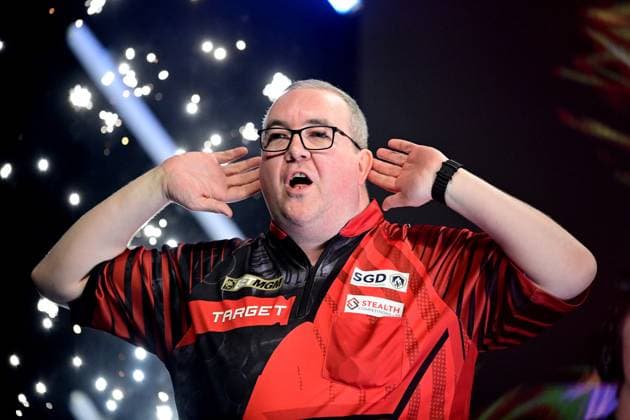 Bilder des Jahres 2025, Sport 03 März Sport Themen der Woche KW11 Sport Bilder des Tages 13 03 2025. BetMGM Premier League Darts Stephen Bunting during the BetMGM Premier League Darts at Motorpoint Arena, Nottingham, United Kingdom on 13 March 2025. Nottingham Motorpoint Arena Notts United Kingdom Editorial use only , Copyright: xDennisxGoodwinx PSI-21620-0037