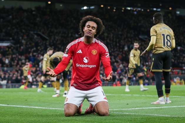 Manchester United, ManU FC v Real Sociedad Manchester United forward Joshua Zirkzee (11) reacts missed goal during the Manchester United FC v Real Sociedad UEFA Europa League Round of 16, 2nd Leg match at Old Trafford, Manchester, England, United Kingdom on 13 March 2025 Credit: Phil Duncan Every Second Media Editorial use only. All images are copyright Every Second Media Limited. No images may be reproduced without prior permission. Copyright: xIMAGO EveryxSecondxMediax ESM-1371-0049 PhilxDuncanx xEveryxSecondxMediax