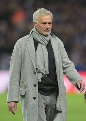 Glasgow, Scotland, 13th March 2025. Fenerbahce Manager JosÃ Mourinho after the UEFA Europa League match Rangers v Fenerbahce at Ibrox Stadium, Glasgow. Picture credit should read: Neil Hanna Sportimage EDITORIAL USE ONLY. No use with unauthorised audio, video, data, fixture lists, club league logos or live services. Online in-match use limited to 120 images, no video emulation. No use in betting, games or single club league player publications. SPI_032_NH_Rangers_Fenerbahc__e SPI-3743-0032