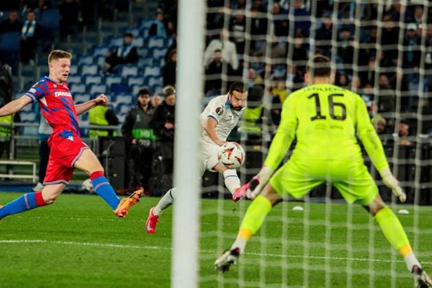 Pedro of SS LAZIO during Lazio vs Viktoria Plzen, Football Europa League match in Rome, Italy, March 13 2025  Copyright: xRaffaelexConti IPAxSportx xipa-agency.netx xx IPA_55315378 IPA_Agency_IPA55315378