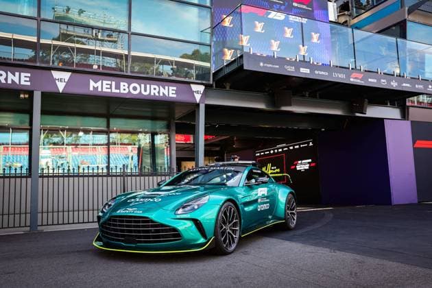 F1 - AUSTRALIAN GRAND PRIX 2025 FIA Aston Martin Vantage Safety Car during the Formula 1 Louis Vuitton Australian Grand Prix 2025, 1st round of the 2025 FIA Formula One World Championship, WM, Weltmeisterschaft from March 14 to 16, 2025 on the Albert Park Grand Prix Circuit, in Melbourne, Australia - MelbourneAustralia  Copyright: xANTONINxVINCENTx