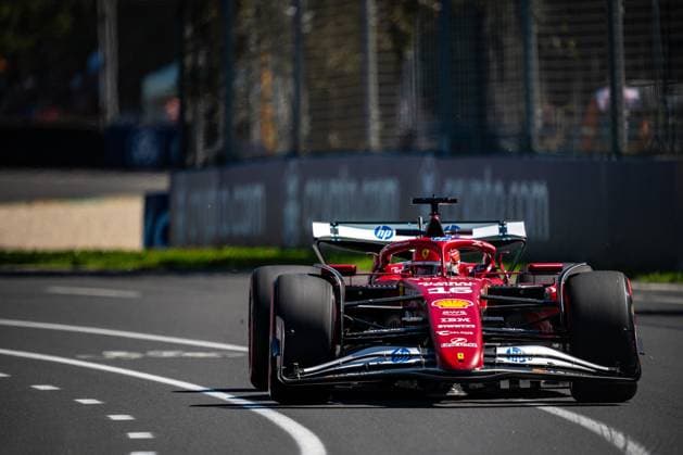 March 14, 2025, Melbourne, Victoria, Australia: Scuderia Ferrari HP. driver CHARLES LECLERC (16) of Monaco on the exit of Turn 7 (Marina) on Friday at the Formula 1 Louis Vuitton Australian Grand Prix 2025 on March 14, 2025 in Melbourne, Australia. Melbourne Australia - ZUMAf186 20250314_zsp_f186_001 Copyright: xJamesxForresterx