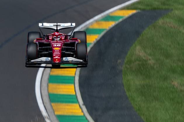 Charles Leclerc Scuderia Ferrari HP, 16 in SF 25, AUS, Formula 1 World Championship, Luis Vuitton Australian Grand Prix, Albert Park Circuit Melbourne, Free Practice, 2025 season, 14 03 2025 AUS, Formula 1 World Championship, Luis Vuitton Australian Grand Prix, Albert Park Circuit Melbourne, Free Practice, 2025 season, 14 03 2025 Melbourne Copyright: xEibner-Pressefoto Memmlerx EP_MMR