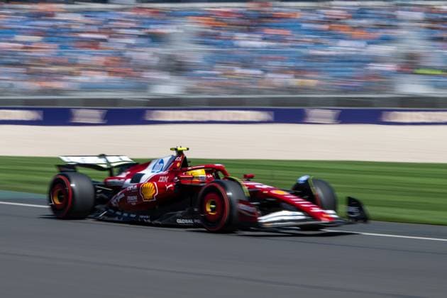 Lewis Hamilton Scuderia Ferrari HP, 44 in SF 25, AUS, Formula 1 World Championship, Luis Vuitton Australian Grand Prix, Albert Park Circuit Melbourne, Free Practice, 2025 season, 14 03 2025 AUS, Formula 1 World Championship, Luis Vuitton Australian Grand Prix, Albert Park Circuit Melbourne, Free Practice, 2025 season, 14 03 2025 Melbourne Copyright: xEibner-Pressefoto Memmlerx EP_MMR