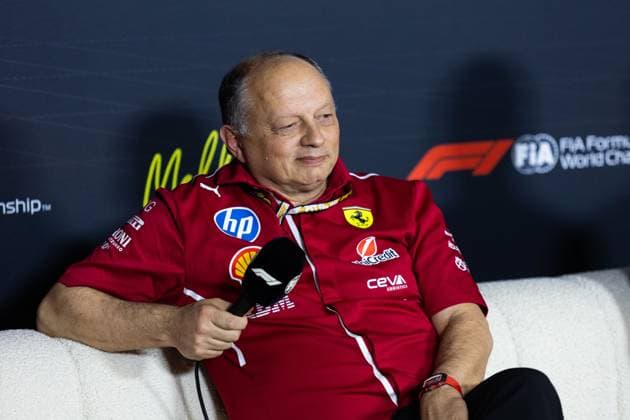 F1 - AUSTRALIAN GRAND PRIX 2025 VASSEUR Frà dà ric (fra), Team Principal & General Manager of the Scuderia Ferrari, portrait press conference, PK, Pressekonferenz during the Formula 1 Louis Vuitton Australian Grand Prix 2025, 1st round of the 2025 FIA Formula One World Championship, WM, Weltmeisterschaft from March 14 to 16, 2025 on the Albert Park Grand Prix Circuit, in Melbourne, Australia - Copyright: xJoaoxFilipex