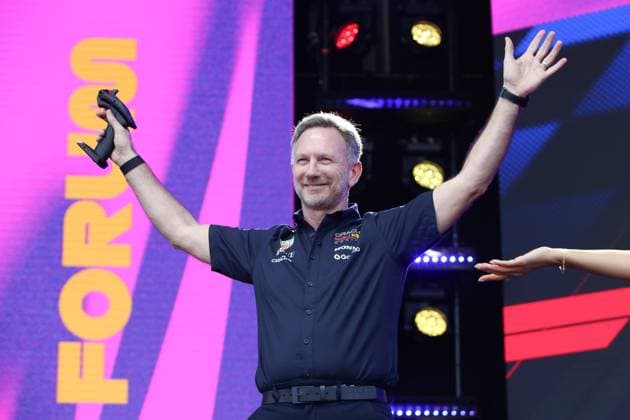 March 14, 2025: CHRISTIAN HORNER Team Principal of Red Bull Racing interviewed at the Fan Form Stage at the 2025 Australian Formula 1 Grand Prix on March 14, 2025 in Melbourne, VIC Australia - ZUMAa155 20250314_aaa_a155_043 Copyright: xChristopherxKhouryx