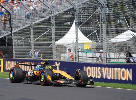 FORMULA 1 LOUIS VUITTON AUSTRALIAN GRAND PRIX 2025 14 03 2025, Albert Park Circuit, Melbourne, FORMULA 1 LOUIS VUITTON AUSTRALIAN GRAND PRIX 2025 ,pictured Lando Norris GBR , McLaren F1 Team nordphotoxGmbHx xBratic nph00250