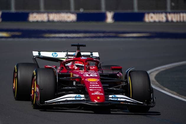 Charles Leclerc Scuderia Ferrari HP, 16 in SF 25, AUS, Formula 1 World Championship, Luis Vuitton Australian Grand Prix, Albert Park Circuit Melbourne, Free Practice, 2025 season, 14 03 2025 AUS, Formula 1 World Championship, Luis Vuitton Australian Grand Prix, Albert Park Circuit Melbourne, Free Practice, 2025 season, 14 03 2025 Melbourne Copyright: xEibner-Pressefoto Memmlerx EP_MMR
