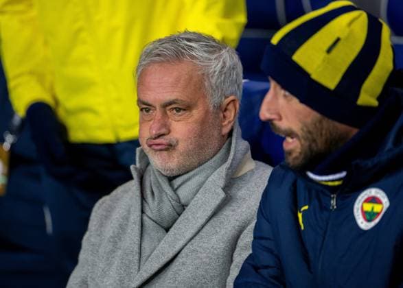 13th March 2025; Ibrox Stadium, Glasgow, Scotland; UEFA Europa League Last 16 Second Leg Football, Rangers versus Fenerbahce; Fenerbahce Head Coach Jose Mourinho  ActionPlus12760306 VagelisxGeorgariou