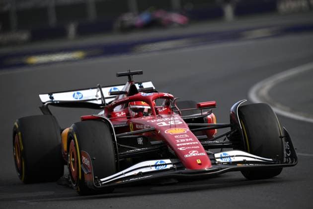 AUSTRALIAN GRAND PRIX, Charles Leclerc of Ferrari during Free Practice Two at Albert Park Circuit in Melbourne, Victoria, Friday, March 14, 2025. ( NO ARCHIVING, EDITORIAL USE ONLY, NO USE IN BOOKS WITHOUT CONSENT Melbourne Victoria Australia  Copyright: xJoelxCarrettx 20250314199271297586