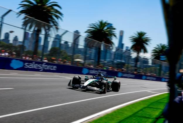 63 George Russell GBR, Mercedes AMG Petronas F1 Team , F1 Grand Prix of Australia at Albert Park Grand Prix Circuit on March 14, 2025 in Melbourne, Australia Photo by HOCH ZWEI Melbourne Australia