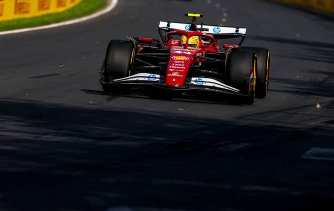 44 Lewis Hamilton GBR, Scuderia Ferrari HP , F1 Grand Prix of Australia at Albert Park Grand Prix Circuit on March 14, 2025 in Melbourne, Australia Photo by HOCH ZWEI Melbourne Australia