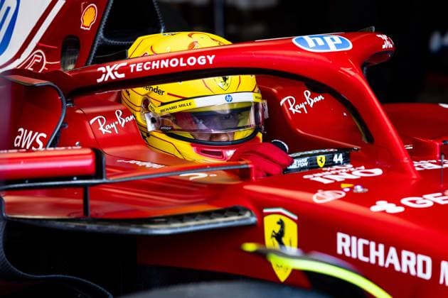 44 Lewis Hamilton GBR, Scuderia Ferrari HP , F1 Grand Prix of Australia at Albert Park Grand Prix Circuit on March 14, 2025 in Melbourne, Australia Photo by HOCH ZWEI Melbourne Australia