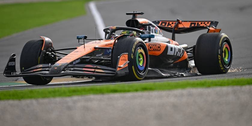 March 14, 2025, Melbourne, Australia: March 14, 2025, Melbourne, Victoria, Australia: Australian driver Oscar Piastri ( 81) of McLaren in action during practice 2 on day 2 of the 2025 Australian F1 Grand Prix Melbourne Australia - ZUMAk106 20250314_zaf_k106_014 Copyright: xTheoxKaranikosx