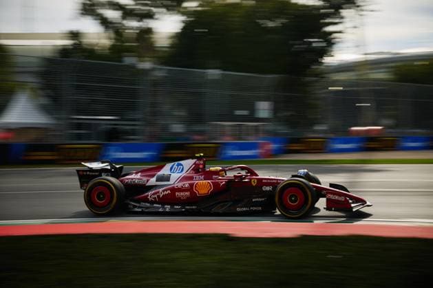 14 03 2025, xrarjax, Motorsport FIA Formula 1, Australian Grand Prix 2025 v l Lewis Hamilton Ferrari starting number 44 FIA REGULATIONS PROHIBIT ANY USE OF PHOTOGRAPHS as IMAGE SEQUENCES and or QUASI VIDEO Melbourne
