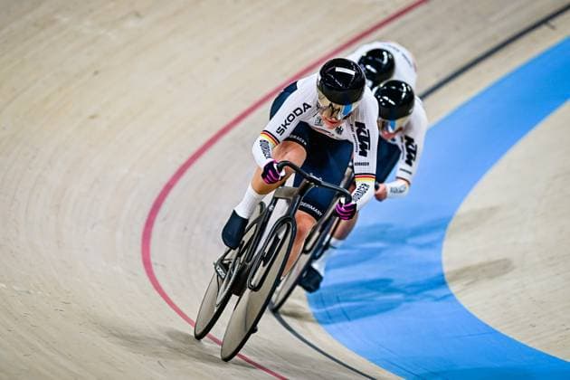 FRIEDRICH Lea Sophie, GRABOSCH Pauline Sophie, SCHNEIDER Clara Women s Team Sprint UCI Track Cycling Nations Cup 2025 FRIEDRICH Lea Sophie, GRABOSCH Pauline Sophie, SCHNEIDER Clara Women s Team Sprint Germany UCI Track Cycling Nations Cup 2025 UCI Track Cycling Nations Cup 2025 from March 14 to 16 at the Konya Velodrom Konya Olimpik Bisiklet Veledromu in Turkey