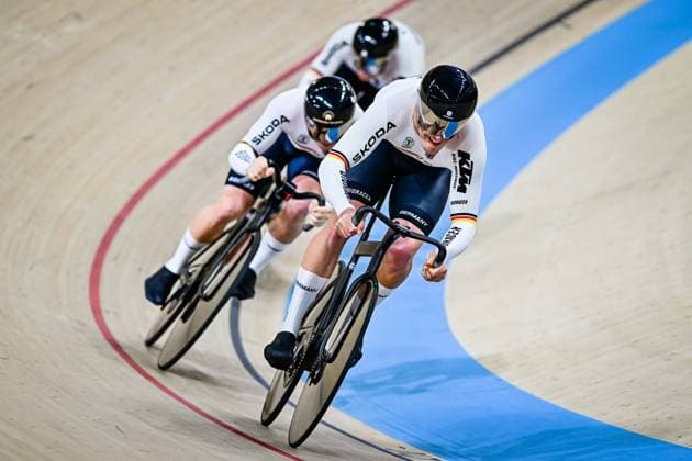 DORNBACH Maximilian, SCHROTER Nik, SPIEGEL Luca Men s Team Sprint UCI Track Cycling Nations Cup 2025 DORNBACH Maximilian, SCHROTER Nik, SPIEGEL Luca Men s Team Sprint Germany UCI Track Cycling Nations Cup 2025 UCI Track Cycling Nations Cup 2025 from March 14 to 16 at the Konya Velodrom Konya Olimpik Bisiklet Veledromu in Turkey