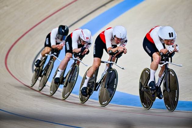 VOGEL Alex, BOGLI Noah, BUHLMANN Luca, POOT Mats Men s Team Pursuit UCI Track Cycling Nations Cup 2025 VOGEL Alex, BOGLI Noah, BUHLMANN Luca, POOT Mats Men s Team Pursuit UCI Track Cycling Nations Cup 2025 UCI Track Cycling Nations Cup 2025 from March 14 to 16 at the Konya Velodrom Konya Olimpik Bisiklet Veledromu in Turkey