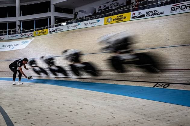 Germany UCI Track Cycling Nations Cup Konya 2025 BRÄUTIGAM Messane BRAUßE Franziska KLEIN Lisa SÜßEMILCH Laura GER Germany KORFF Andre GER Coach Landscape horizontal Landscape Event Event UCI Track Cycling Nations Cup 2025 Category Category Cycling Track Cycling Nations Cup Elite Women Location Location Asia Turkey Konya Velodrome Konya Discipline Team Pursuit Distance 4000 m Date Date 14 03 2025 Friday Day 1