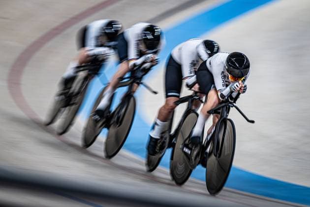 Germany UCI Track Cycling Nations Cup Konya 2025 BRÄUTIGAM Messane BRAUßE Franziska KLEIN Lisa SÜßEMILCH Laura GER Germany Landscape horizontal Landscape Event Event UCI Track Cycling Nations Cup 2025 Category Category Cycling Track Cycling Nations Cup Elite Women Location Location Asia Turkey Konya Velodrome Konya Discipline Team Pursuit Distance 4000 m Date Date 14 03 2025 Friday Day 1
