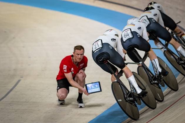 Germany UCI Track Cycling Nations Cup Konya 2025 GROß Felix HEINRICH Nicolas KEßLER Bruno BRIESE Max David GER Germany Landscape horizontal Landscape Event Event UCI Track Cycling Nations Cup 2025 Category Category Cycling Track Cycling Nations Cup Elite Men Location Location Asia Turkey Konya Velodrom Konya Discipline Team Pursuit Distance 4000 m Date Date 14 03 2025 Friday Day 1